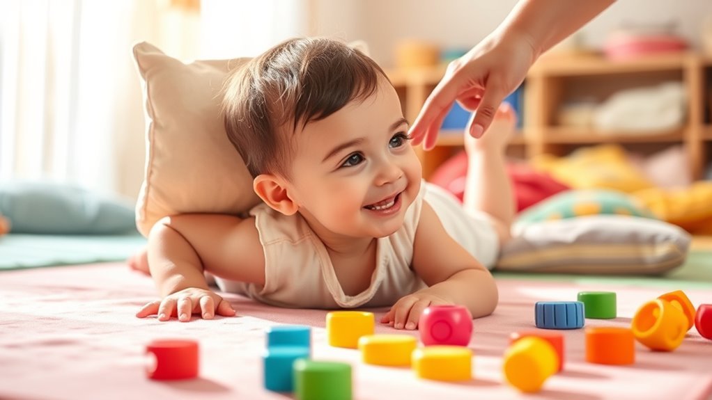 encourage gradual tummy time