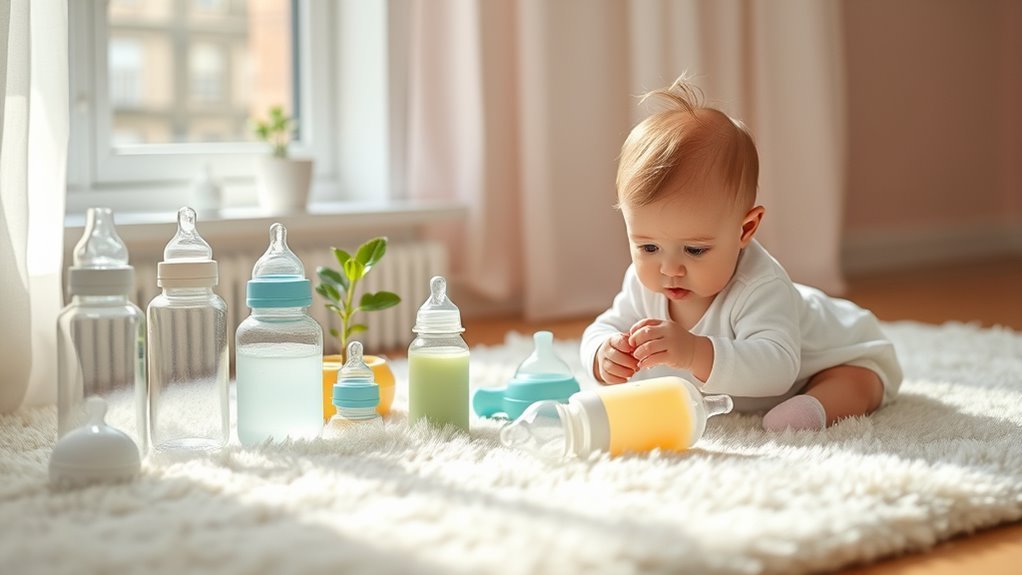 experiment with bottle types