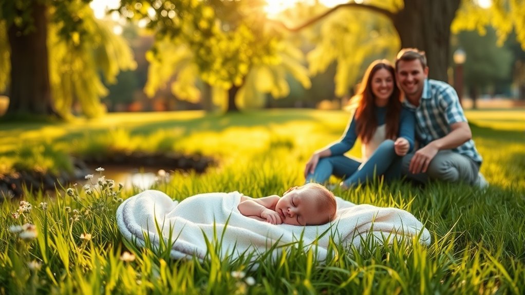 holistic outdoor newborn care