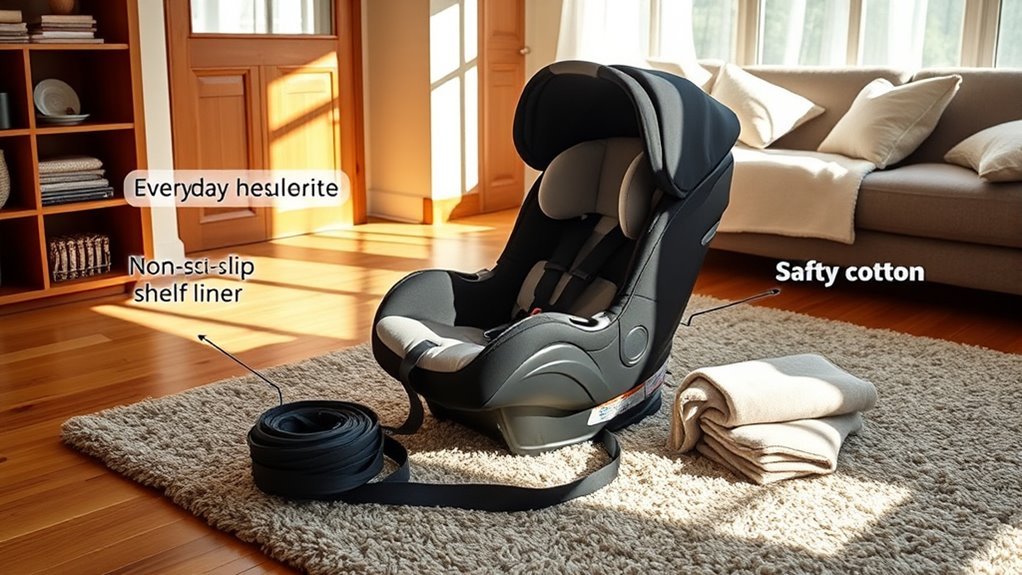 household hacks for car seat safety