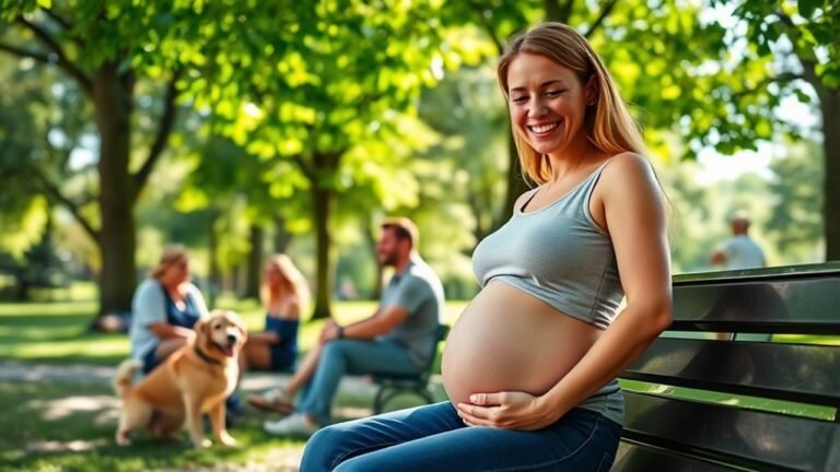 managing pregnancy stranger anxiety