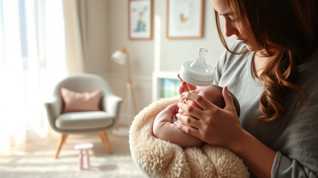 minimize baby feeding hiccups