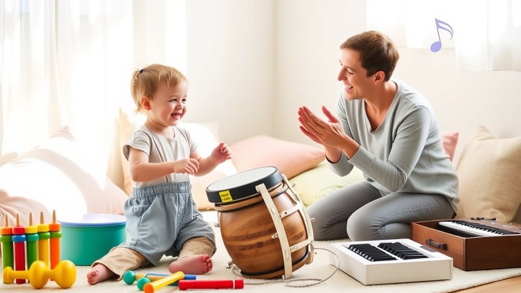 music therapy promotes toddler growth