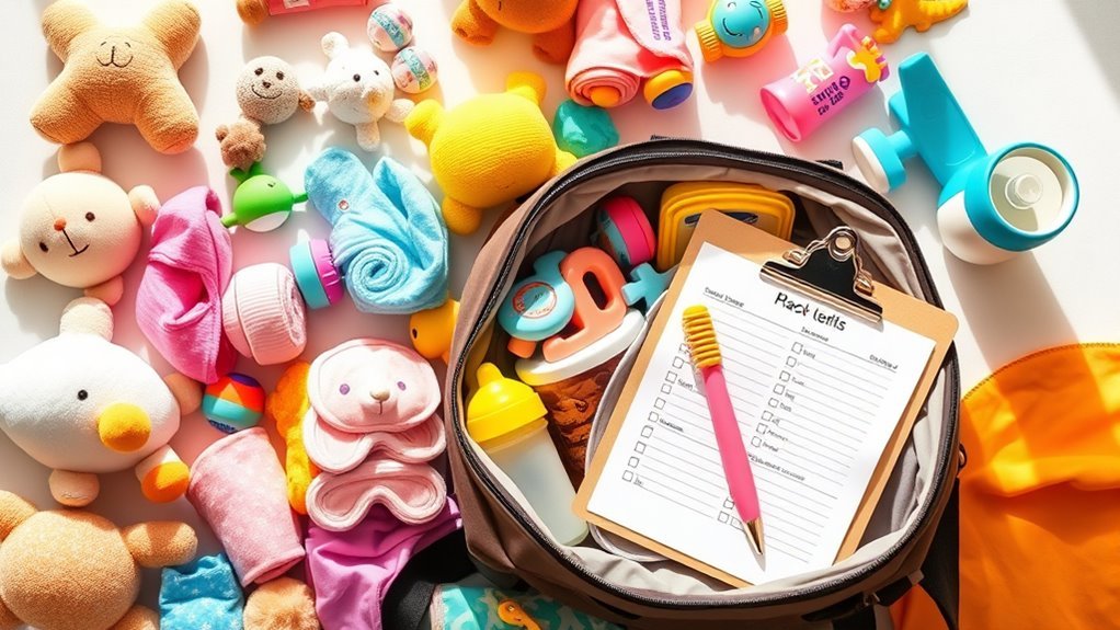 packing for toddler trips