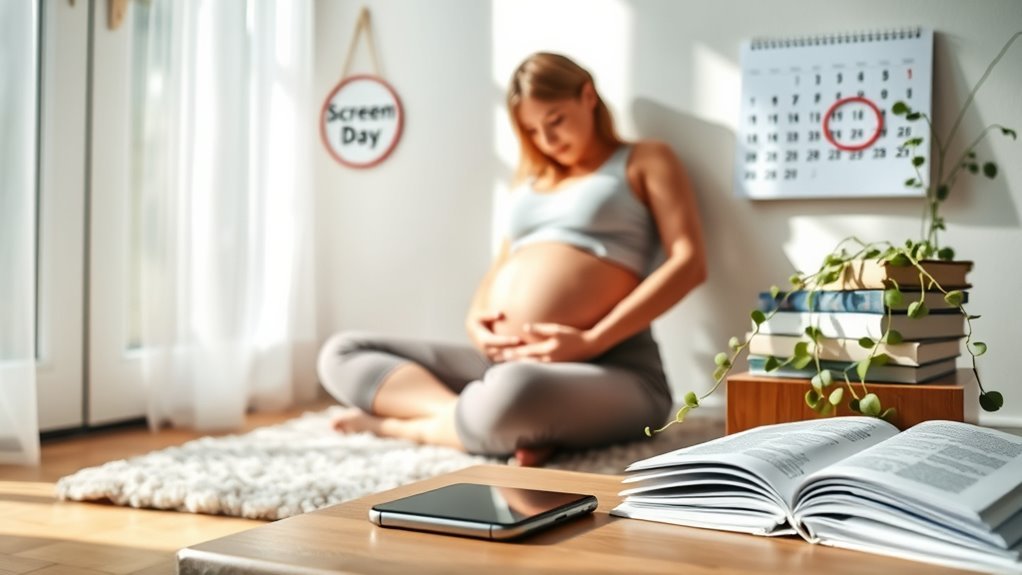 pregnancy screen time management
