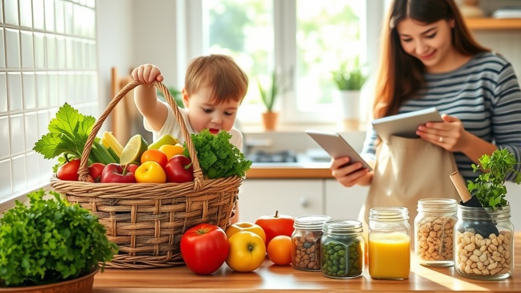 seasonal produce and bulk